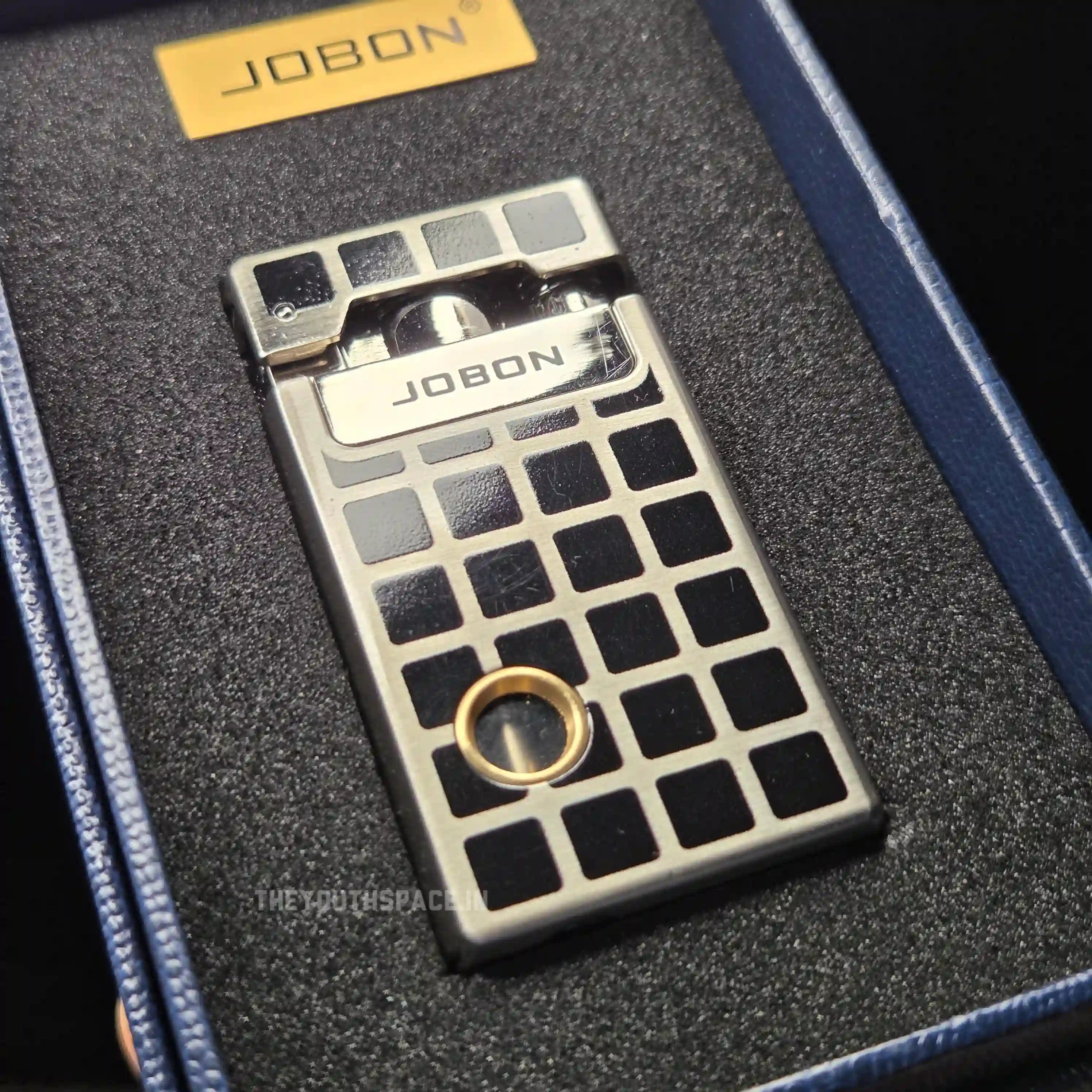 Jobon UV Grid Pattern Dual Flame Mode Lighter
