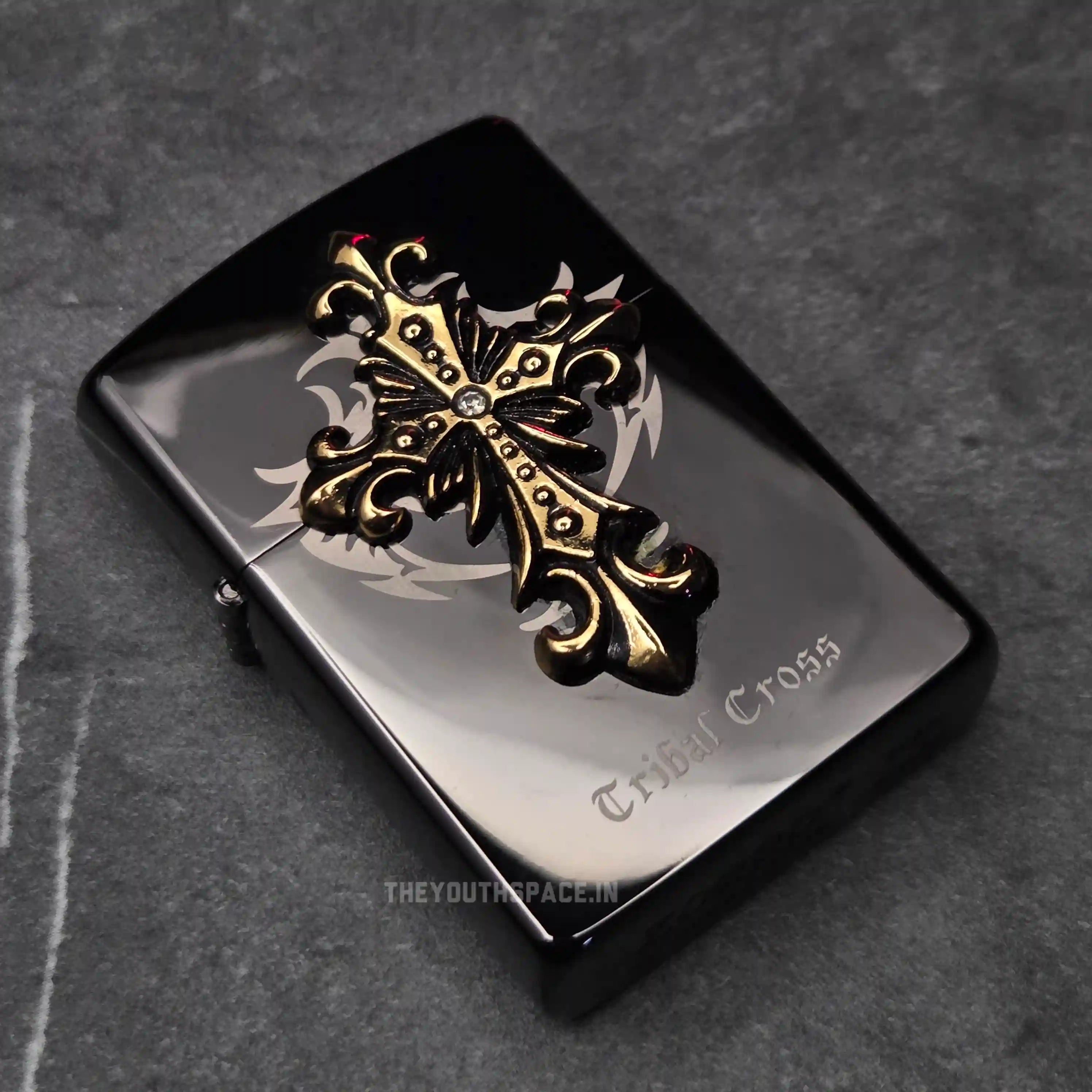 Zorro Ultimate Justice Brass Tribal Cross Lighter 2026