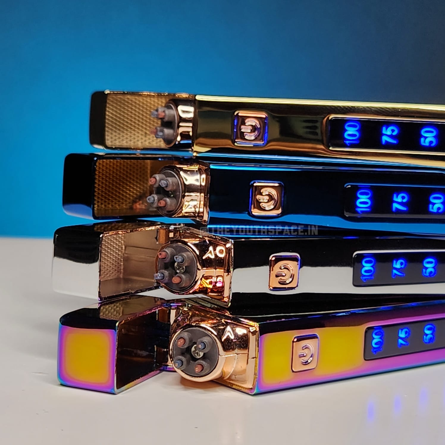 Lumina Double Arc Rechargeable Metallic Lighter