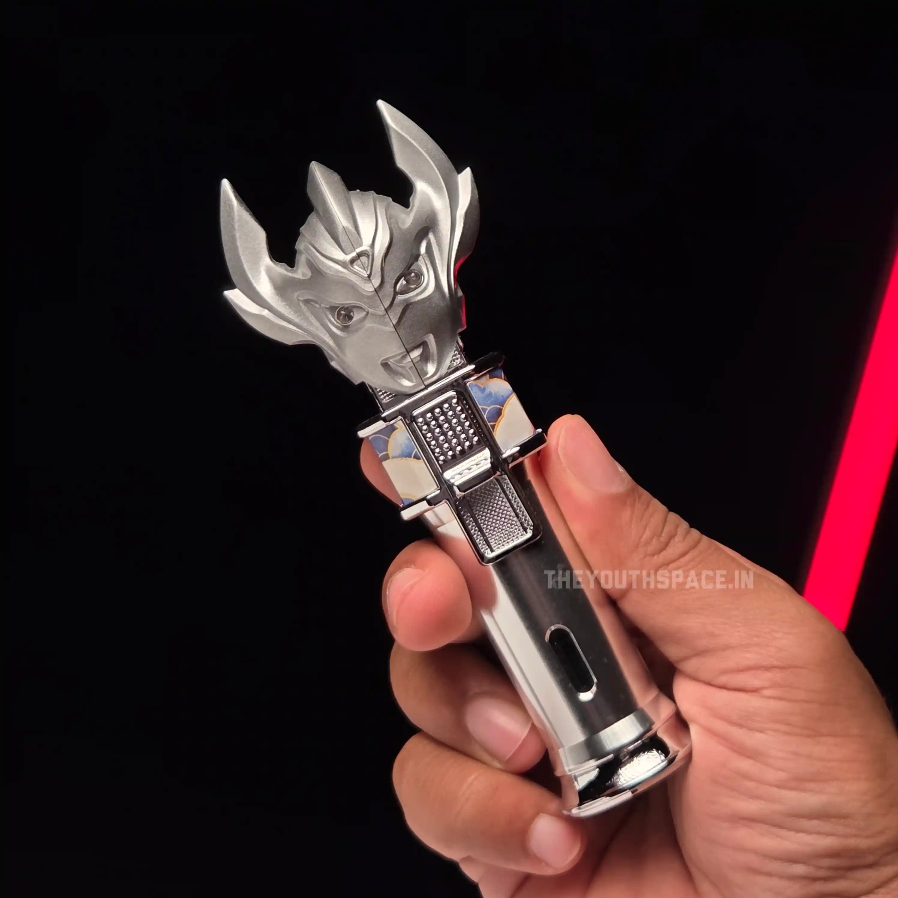 Split-Core Ultraman Tiga Spark Lens Torch Jet Lighter