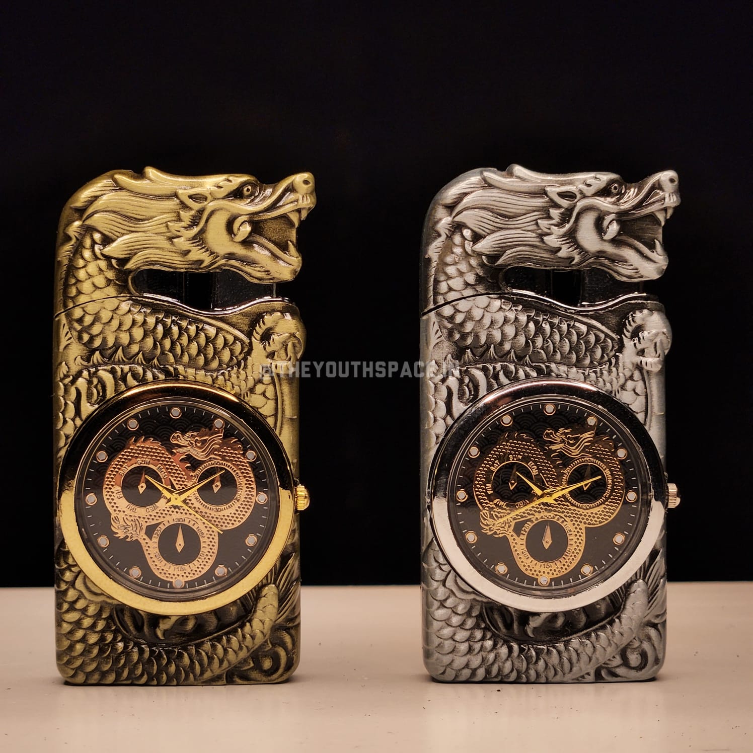 Dragon Time Flame Dragon Jet Lighter (Metallic)