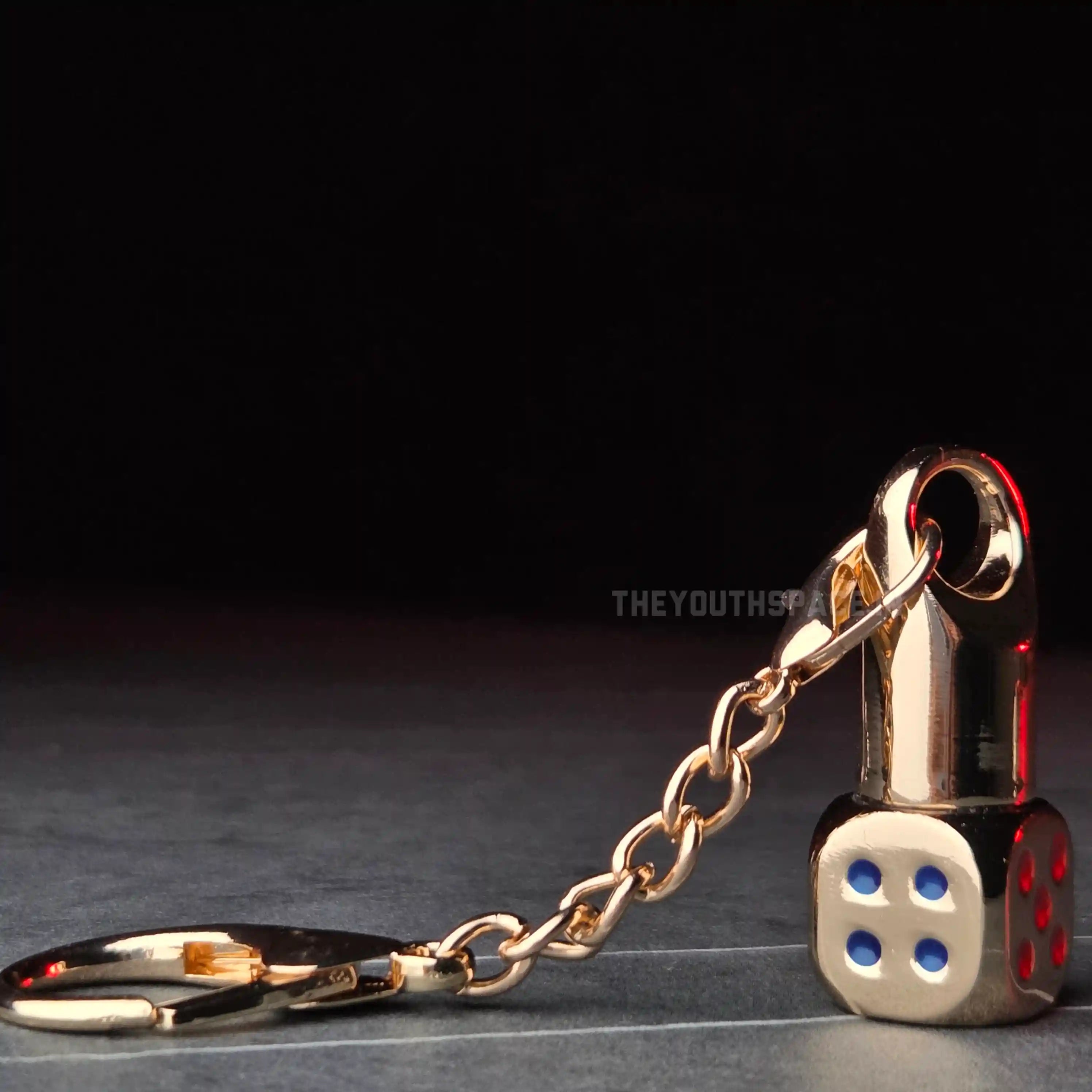 Mini Dice Hidden Keychain Lighter