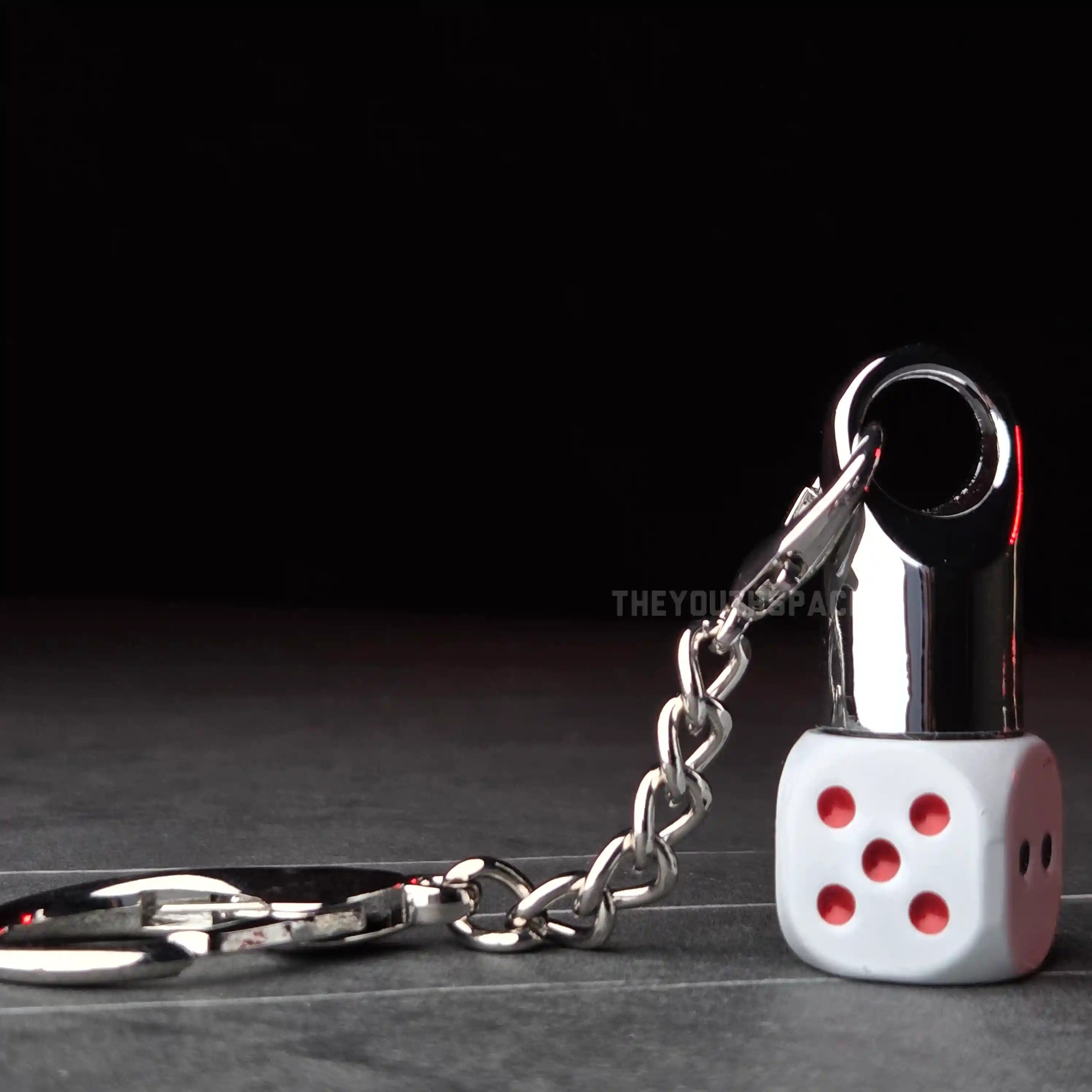 Mini Dice Hidden Keychain Lighter