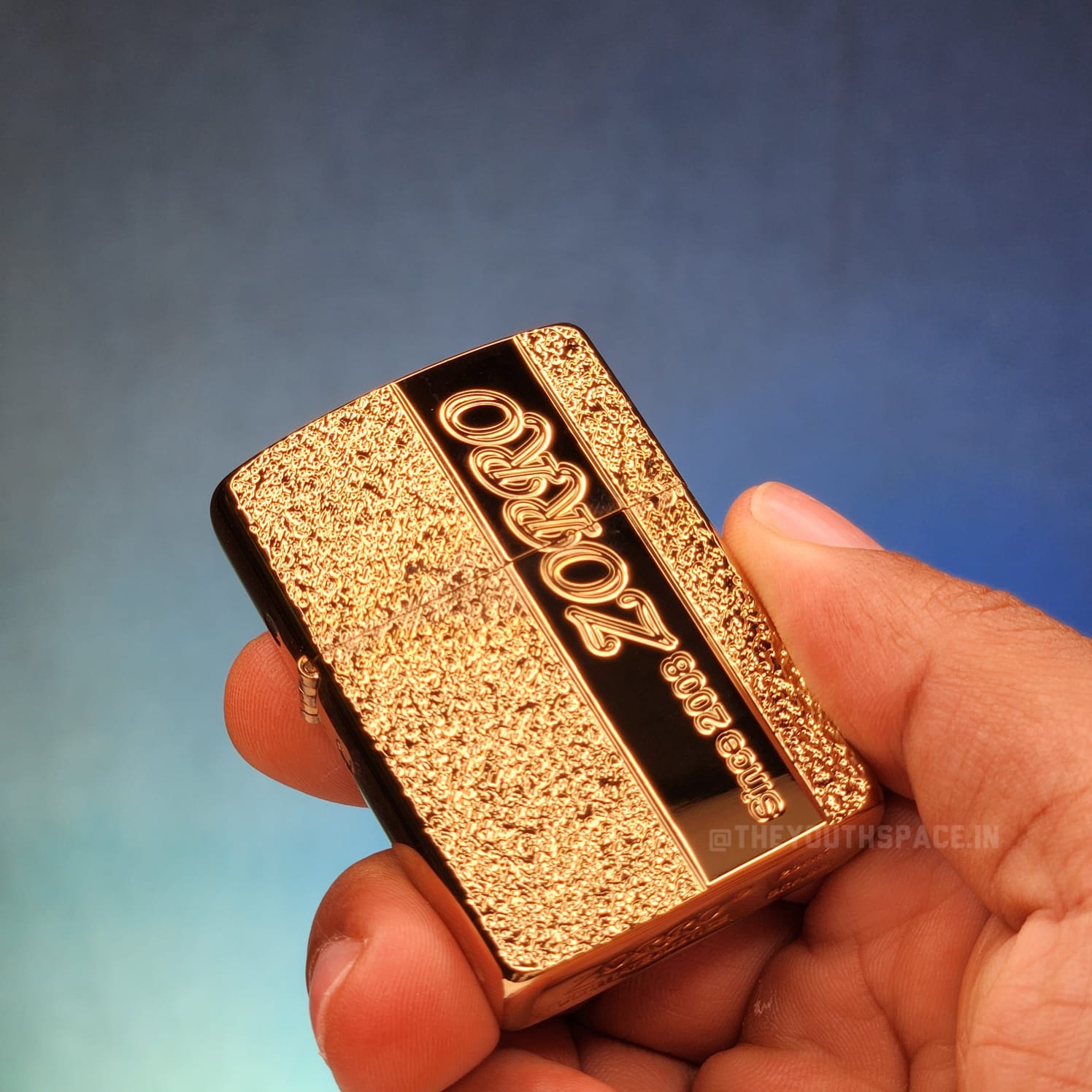 ZORRO ULTIMATE JUSTICE BRASS METALLIC GOLD COLOR LIGHTER 23HK