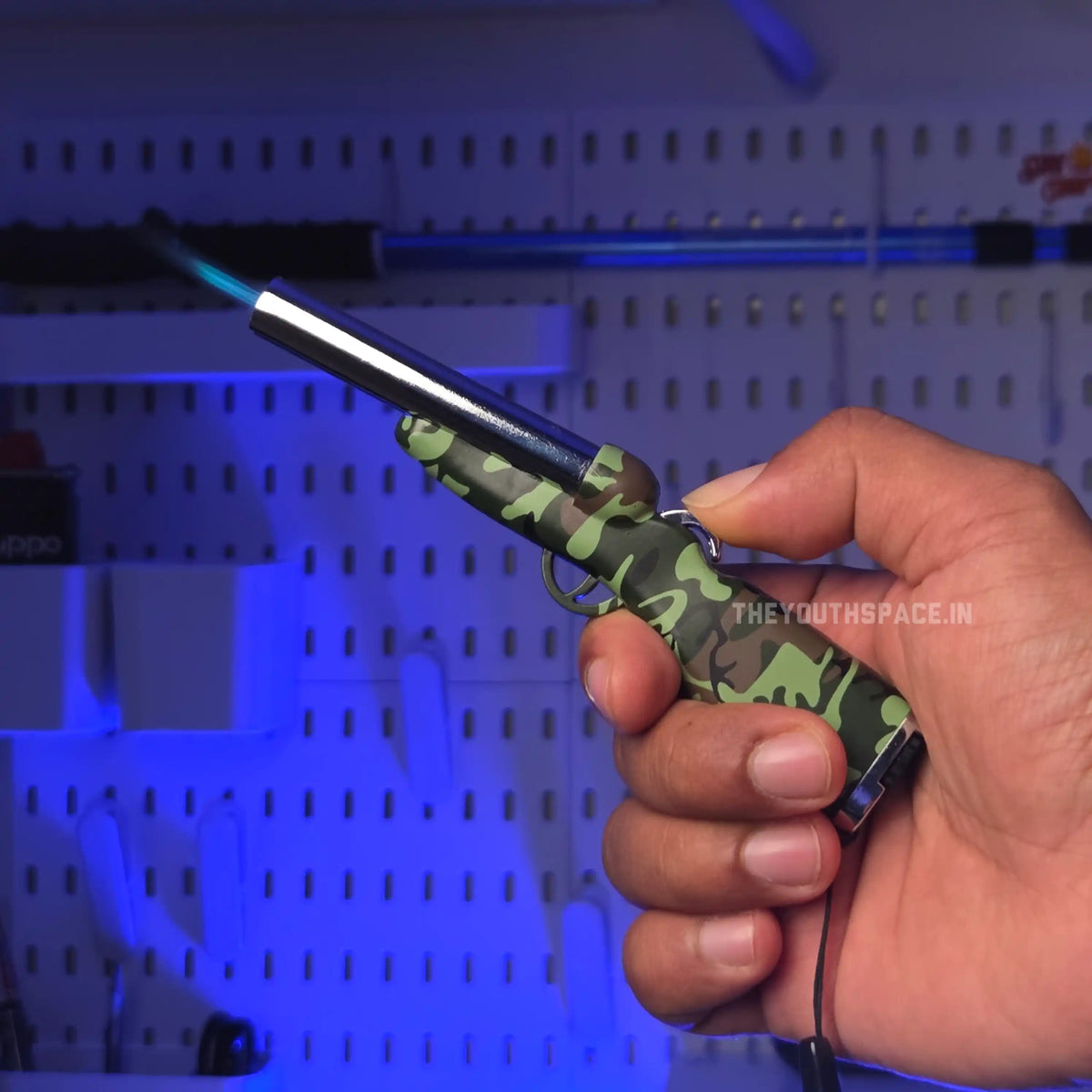 Dual Barrel Rifle Dual Flame Jet Lighter