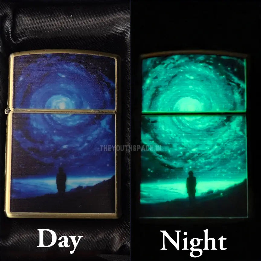 Zorro Ultimate Justice Brass Cosmic Dreamer Glow in Dark Lighter