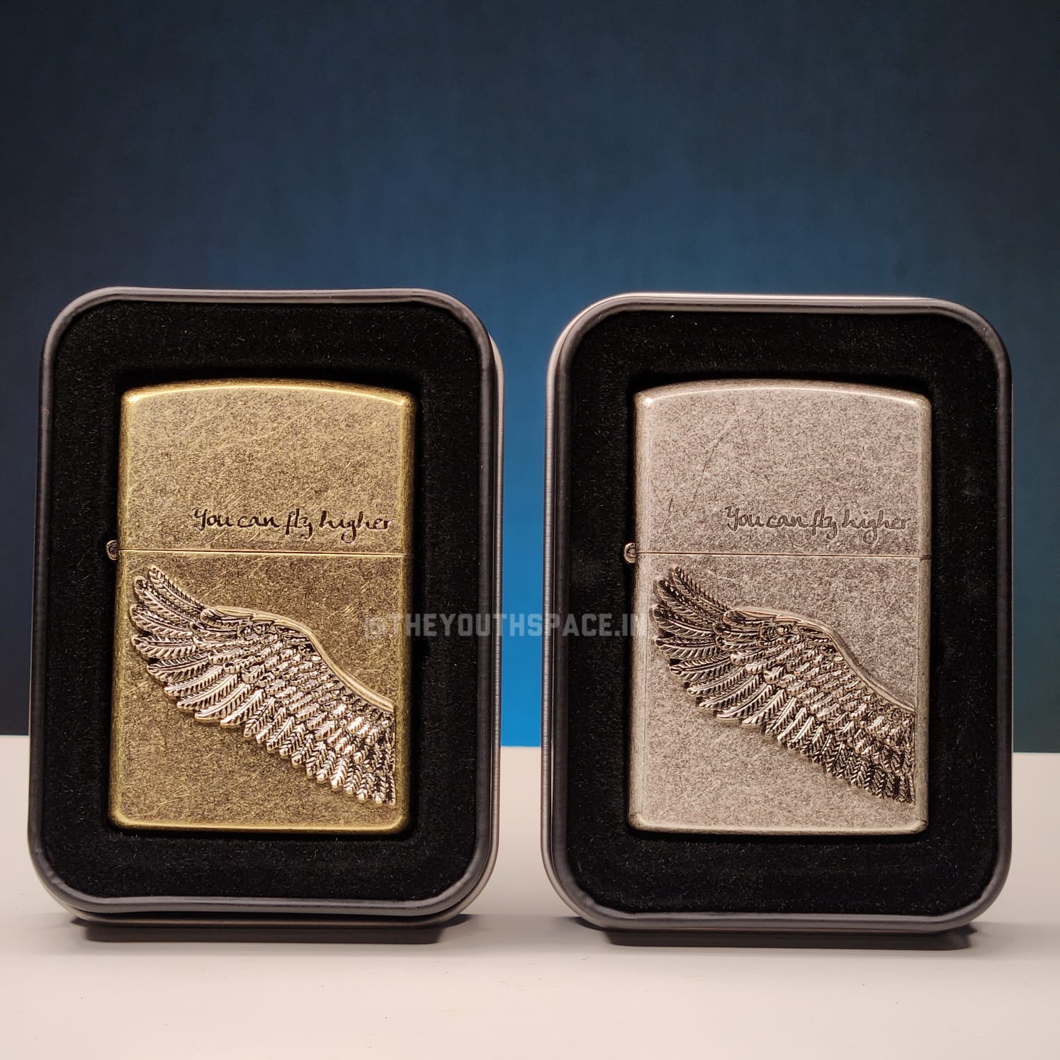 ZORRO ULTIMATE JUSTICE BRASS ANTIQUE WING EMBOSSED LIGHTER 2025