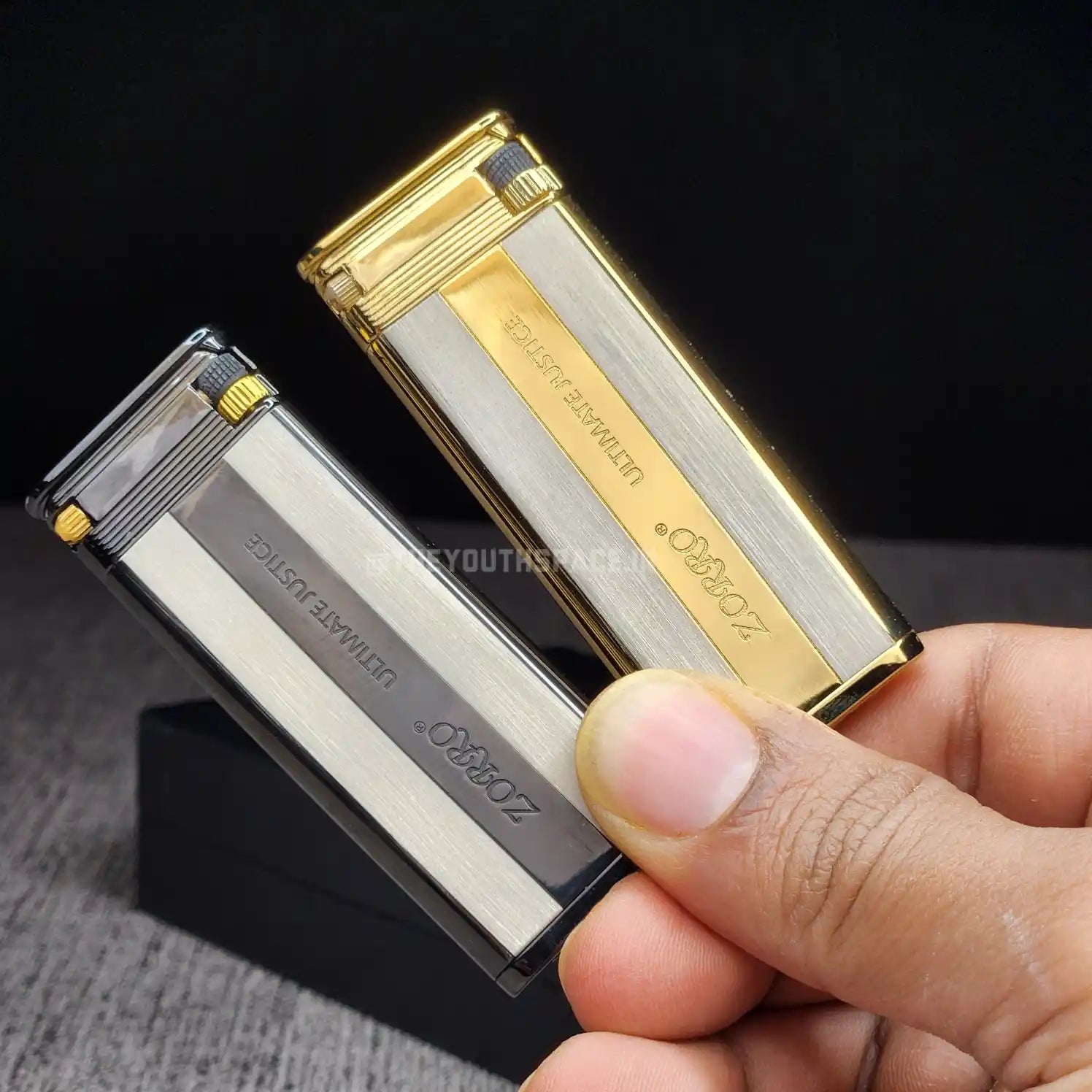 Zorro Ultimate Justice Ultra Slim Brass Lighter