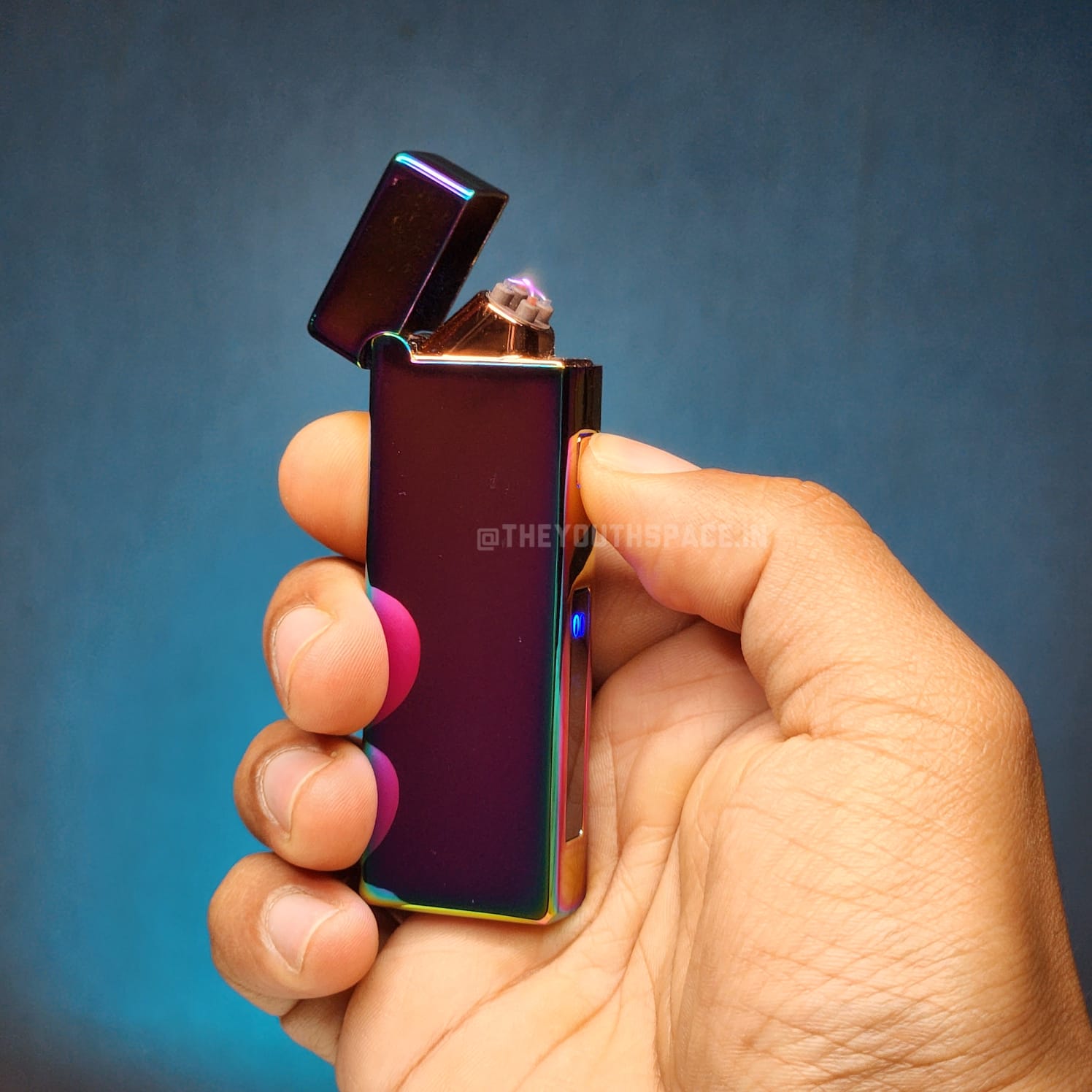 Lumina Double Arc Rechargeable Metallic Lighter