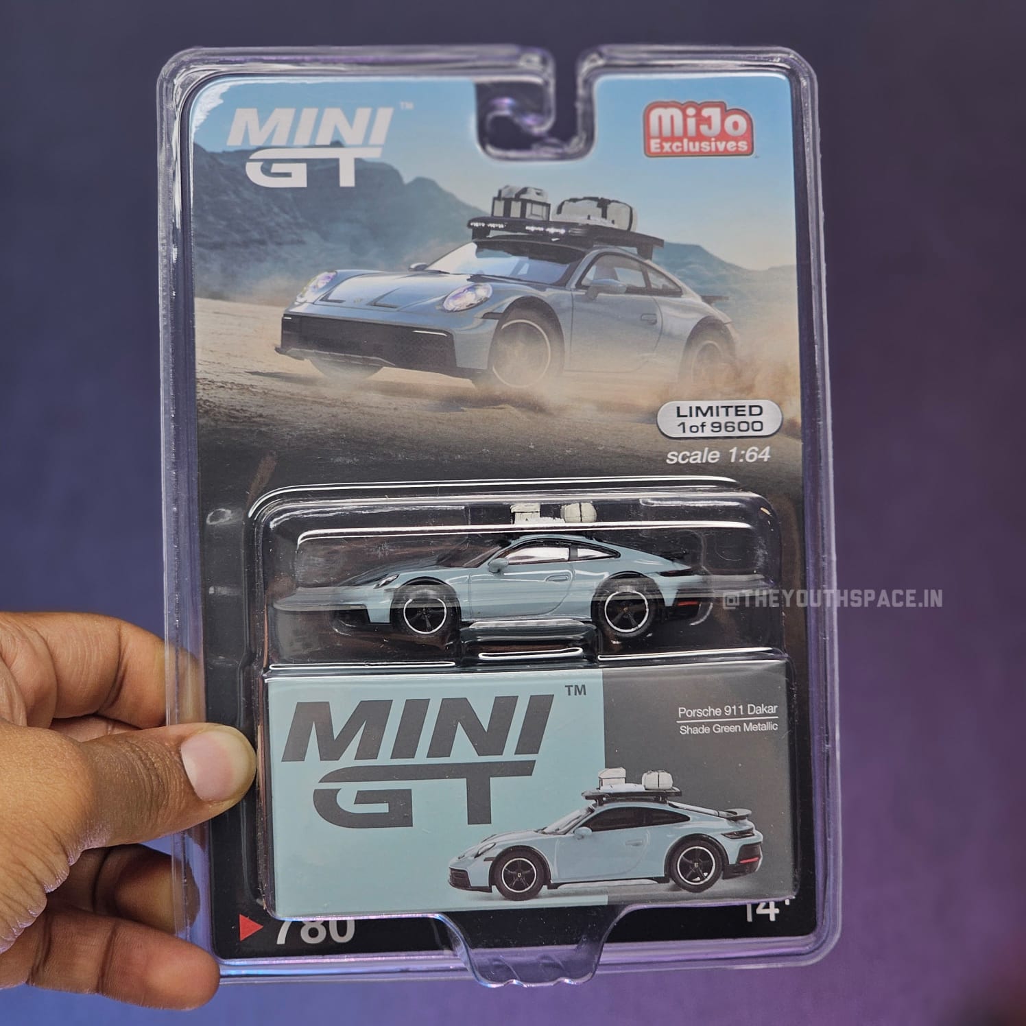 Mini GT Porsche 911 Dakar Shade Green Metallic Limited edition (Imported)