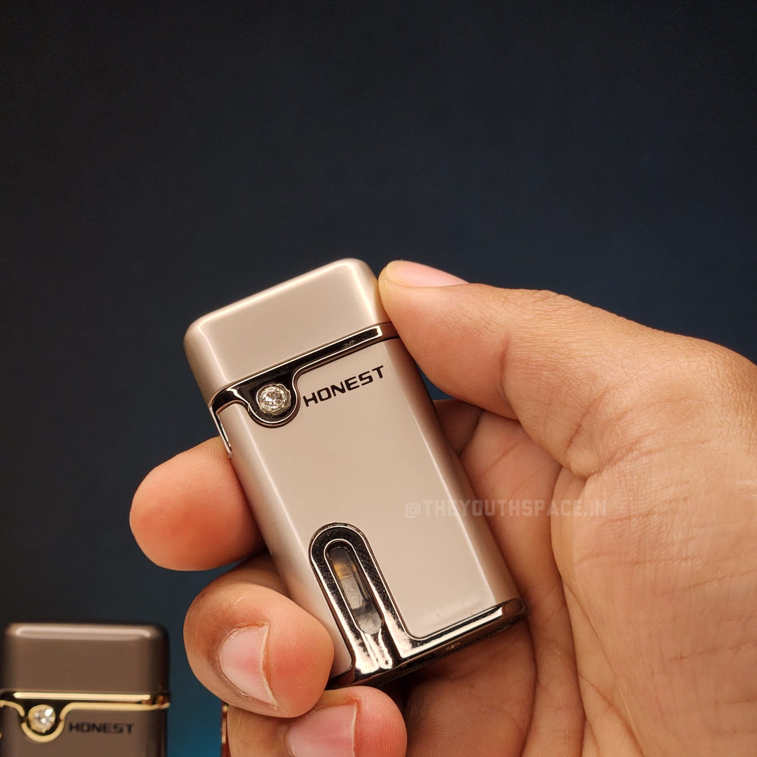 Mini Glow Tank Red Flame Jet Lighter