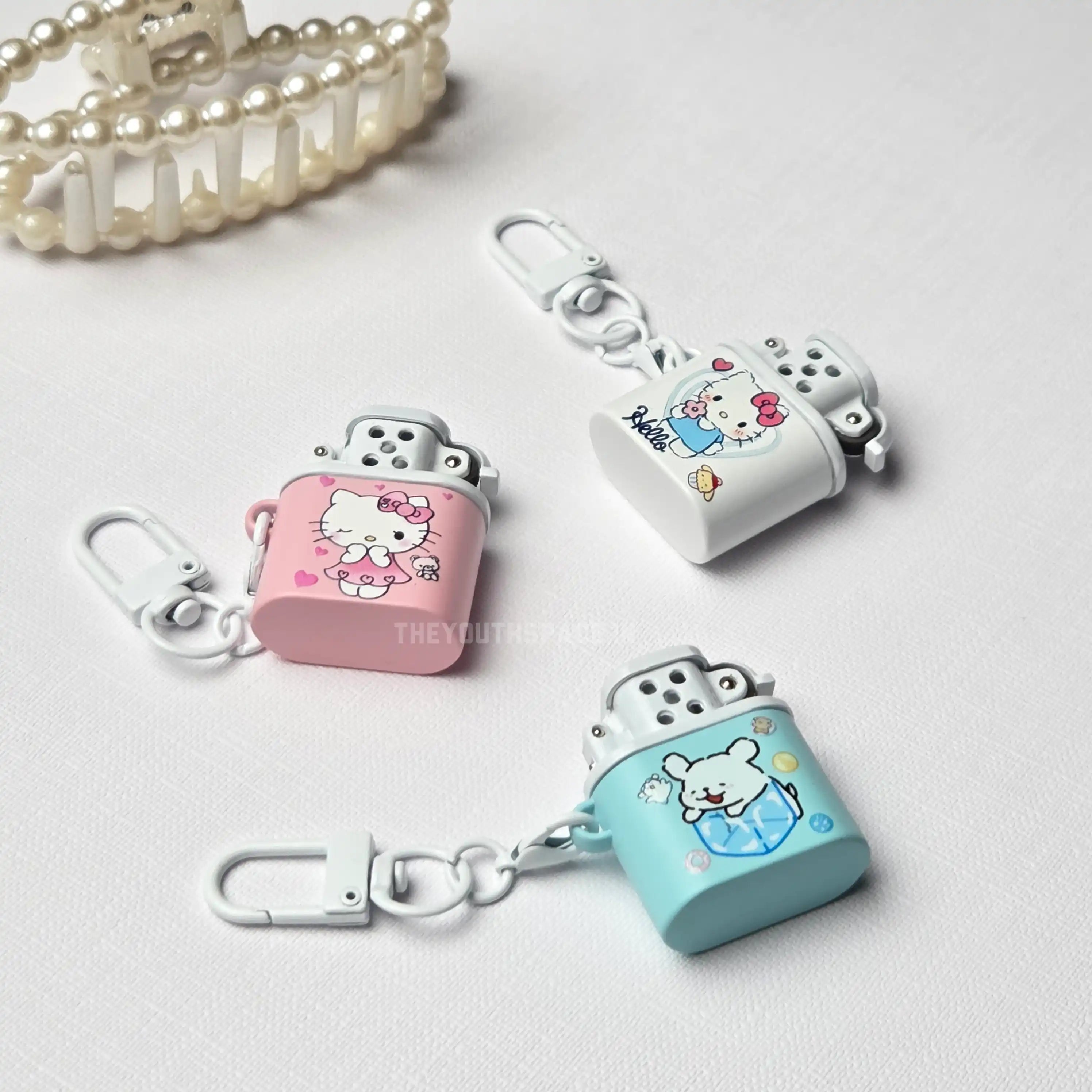 Cute Kitty Mini Keychain Lighter
