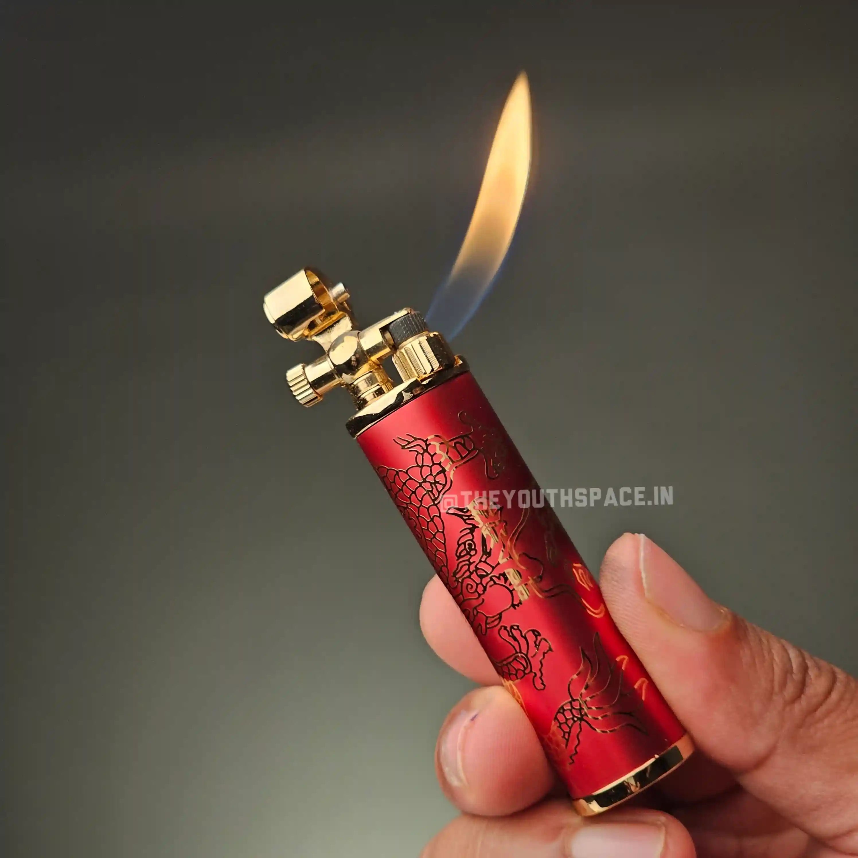 Premium stylish dragon metal lighter