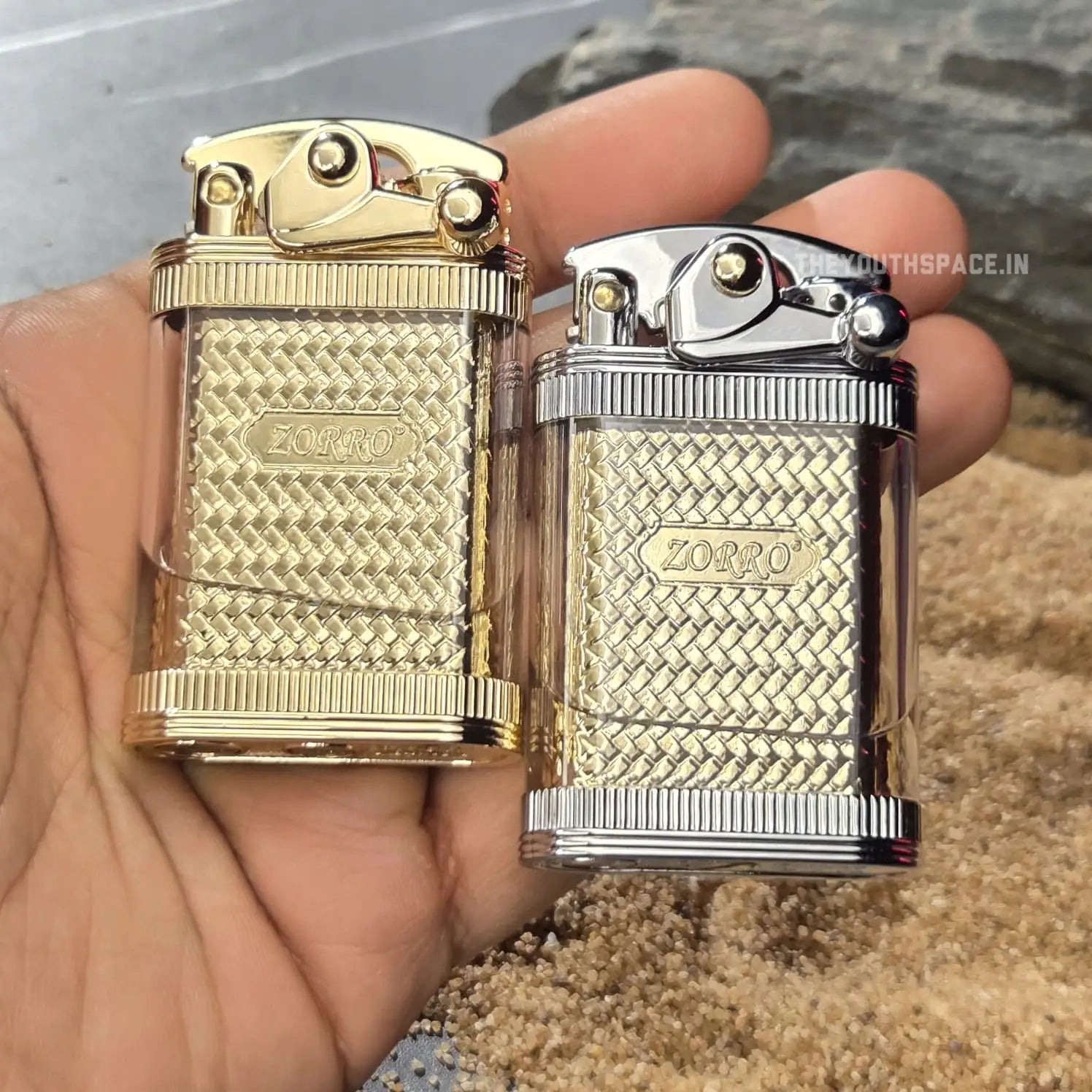 ZORRO 781 RETRO ROCKER ARM TRANPARENT FUEL TANK LIGHTER