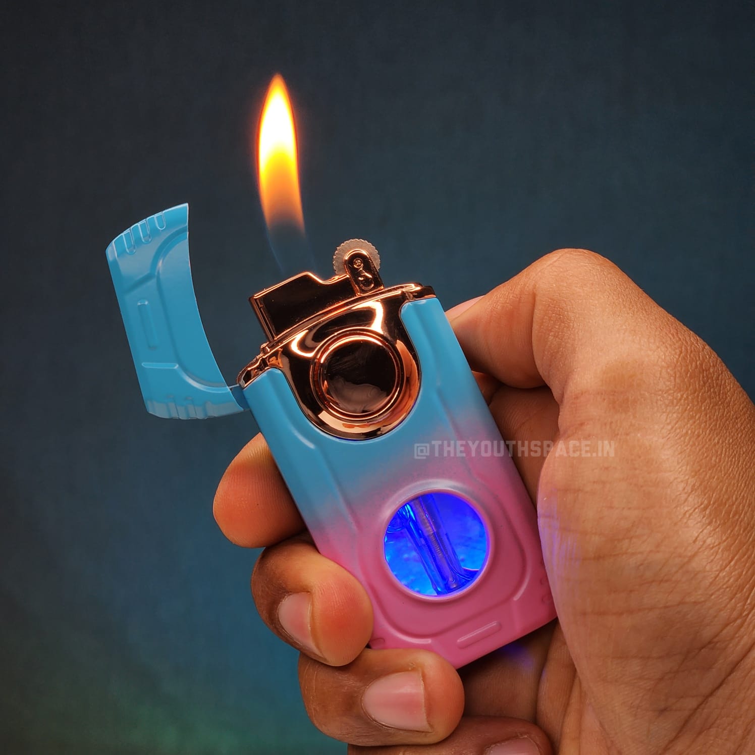 Premium FlameShift Tank Lighter (with Light)