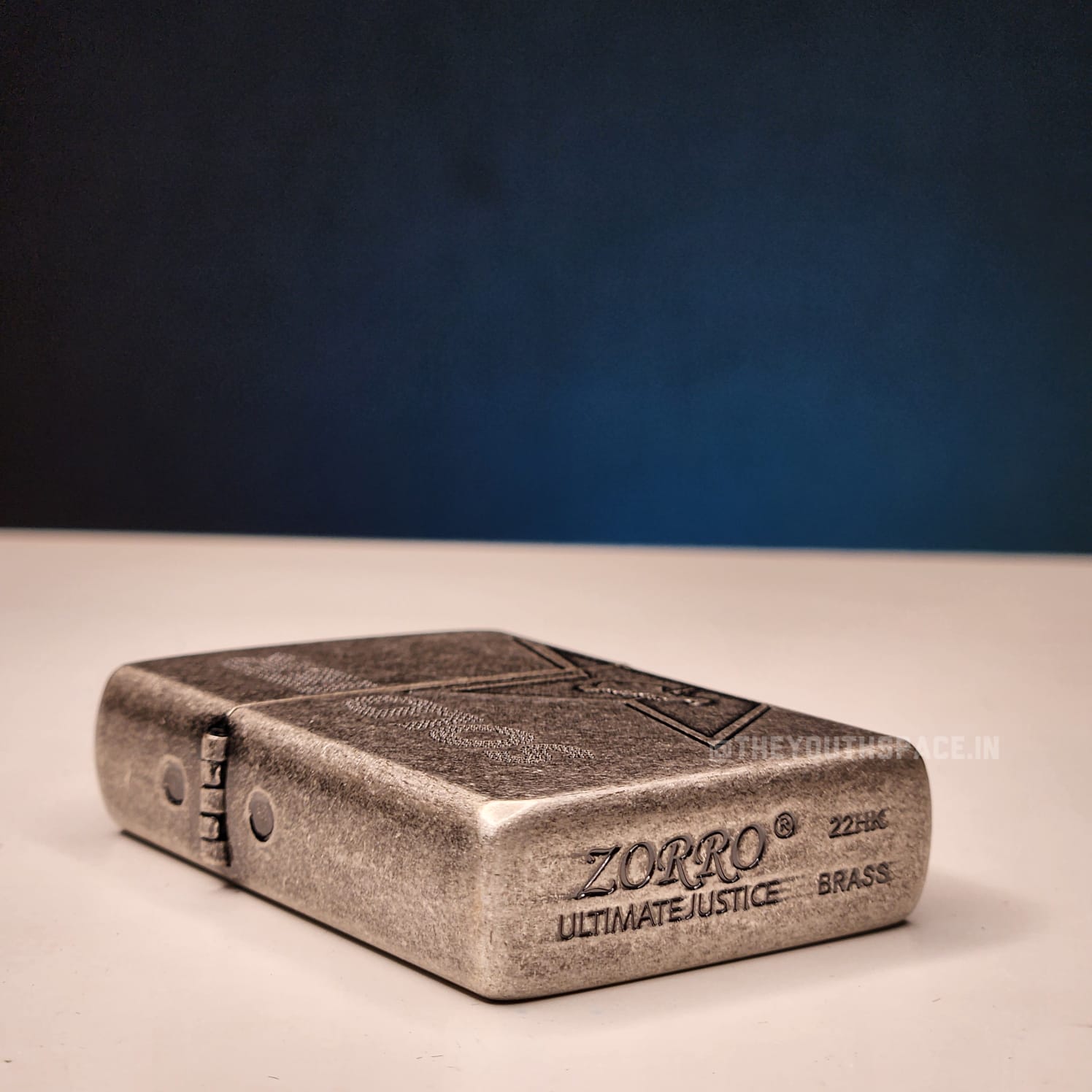 ZORRO ULTIMATE JUSTICE BRASS SOLDIER LIGHTER 22HK