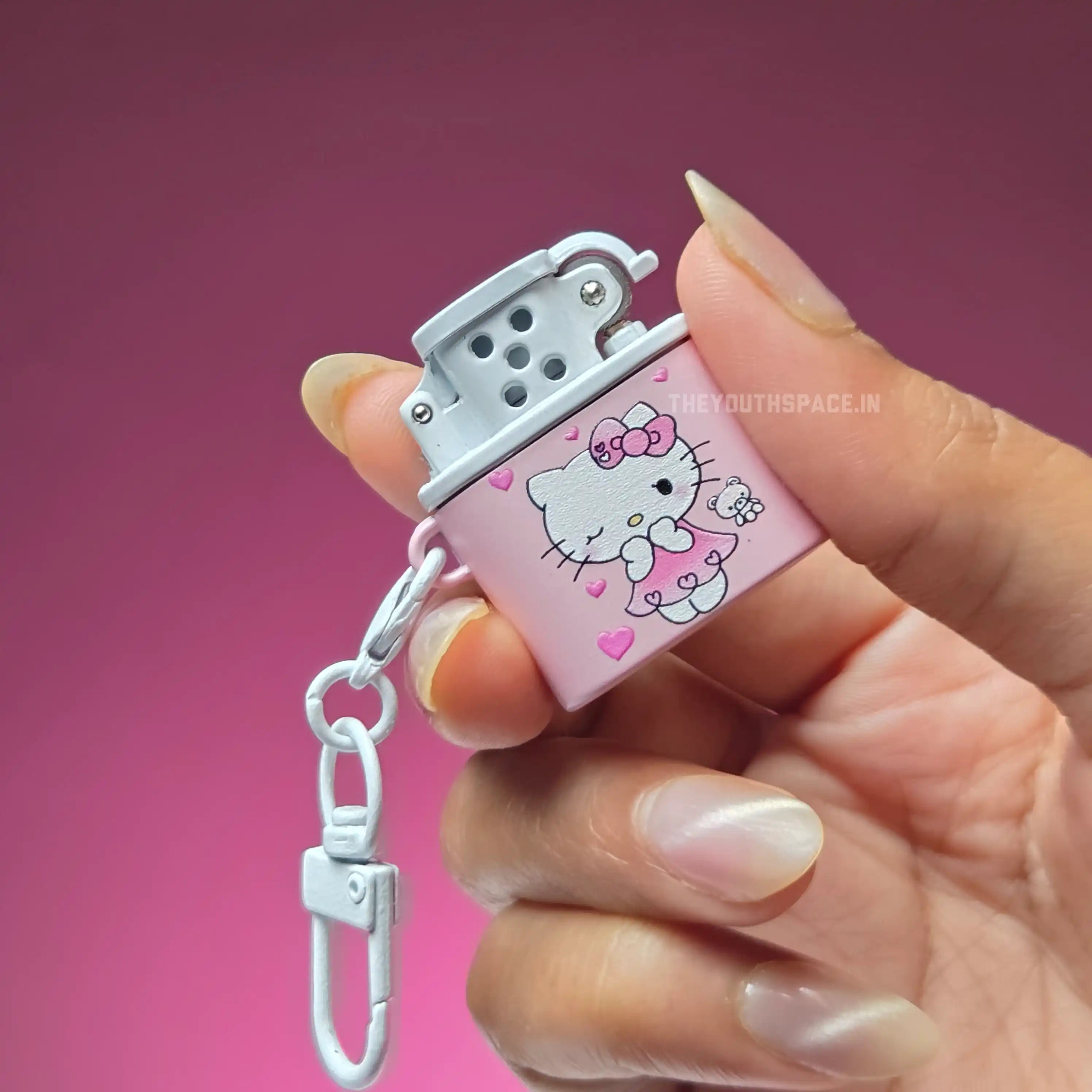 Cute Kitty Mini Keychain Lighter