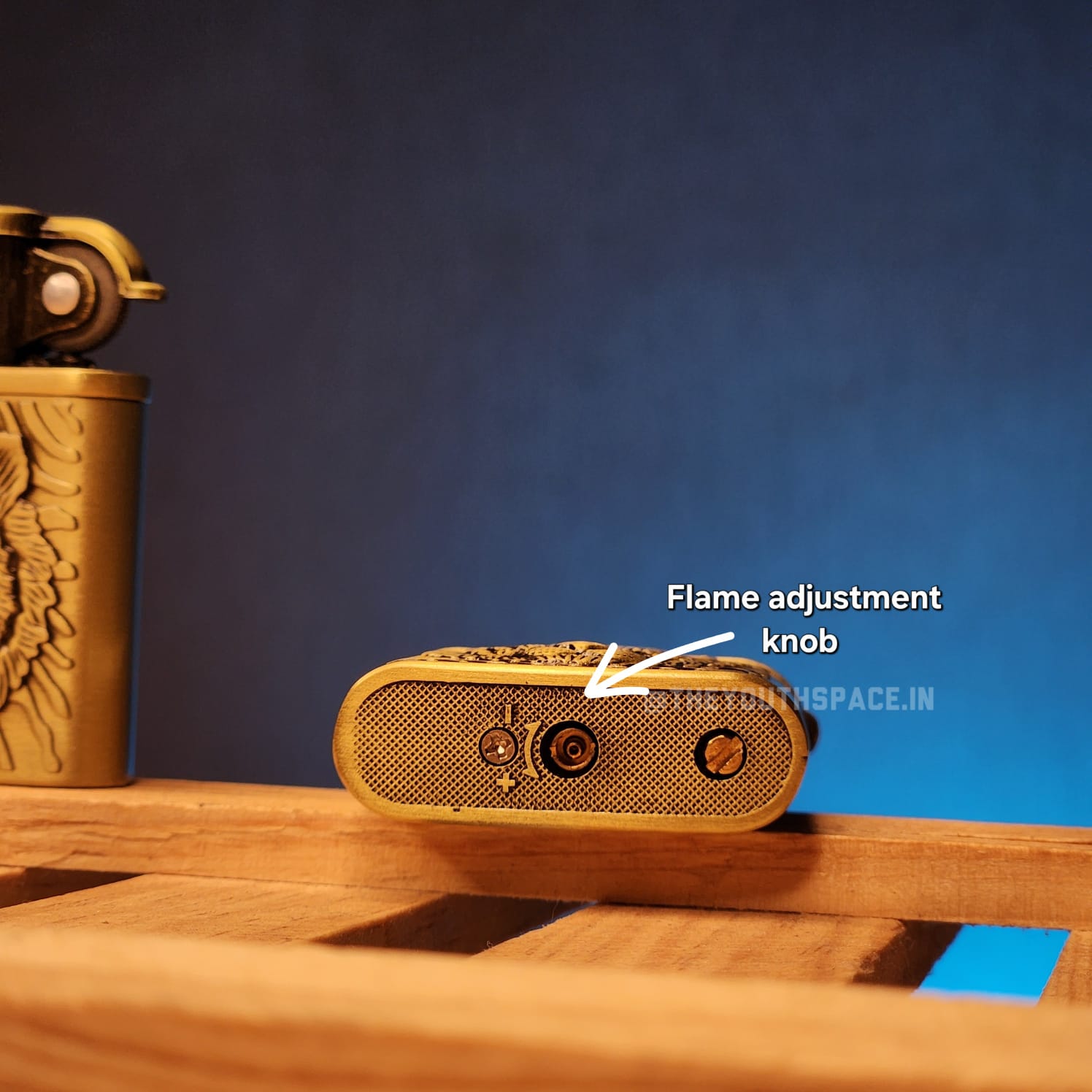 Tiger Flint Wheel Classic Lighter (Metallic)