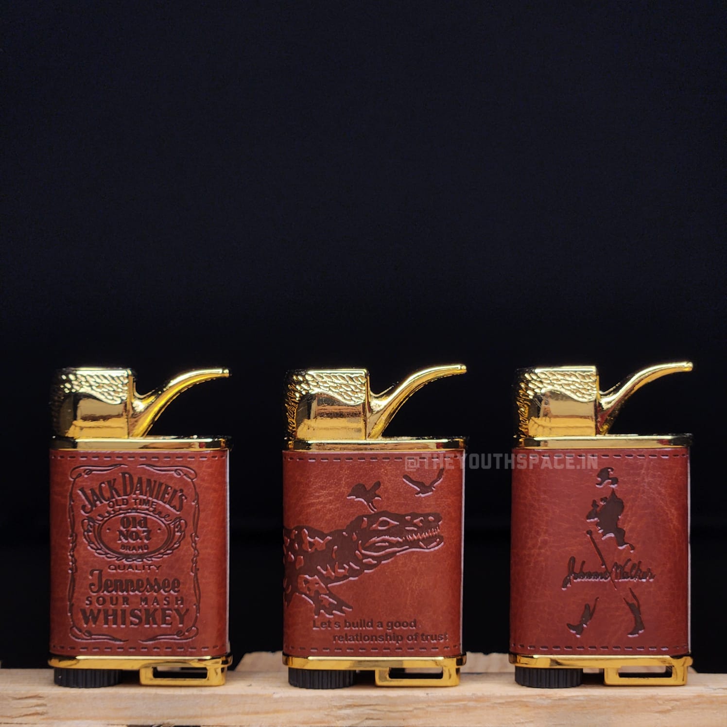 Cigar Styled Jet Flame Lighter (Metallic)