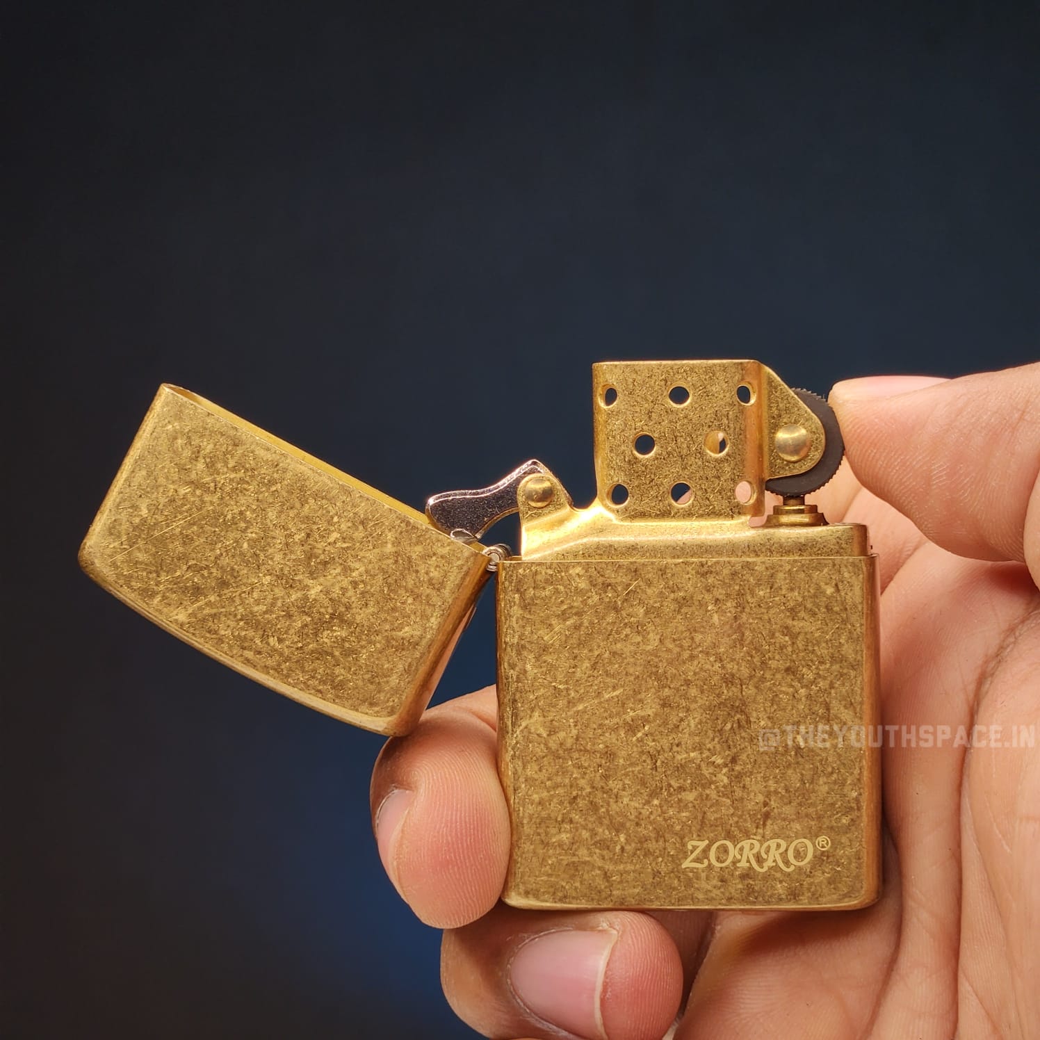 ZORRO Ultimate Justice Brass Golden Lighter 21HK