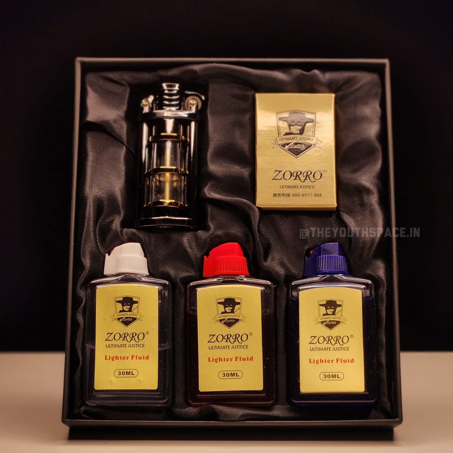 ZORRO Ultimate Justice Vintage Lighter Gift Set