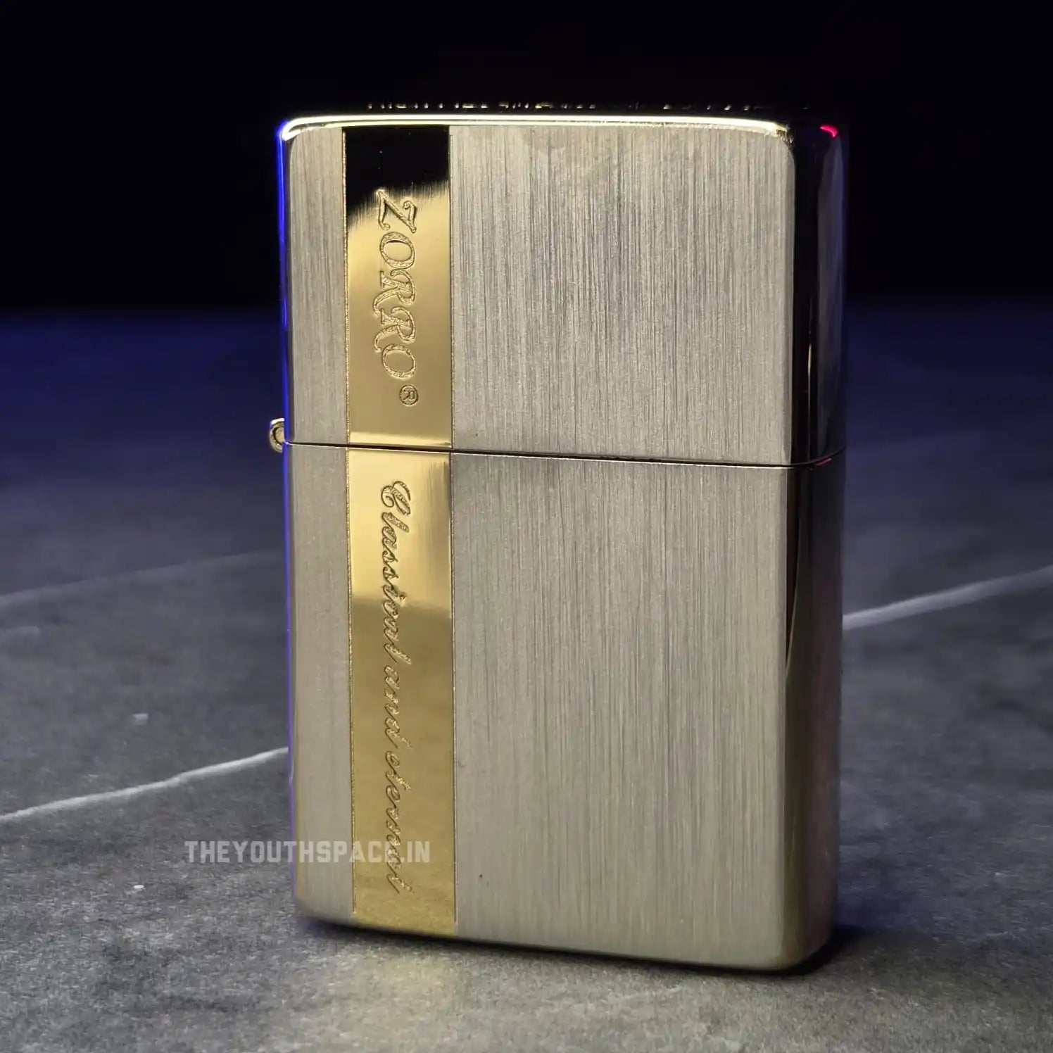 ZORRO ULTIMATE JUSTICE BRASS CLASSIC AND ETARNAL LIGHTER 23HK