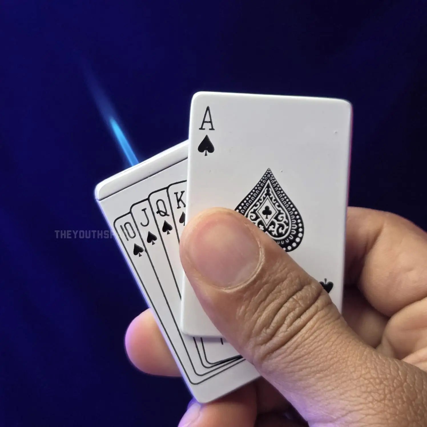 Spade Card Jet Lighter