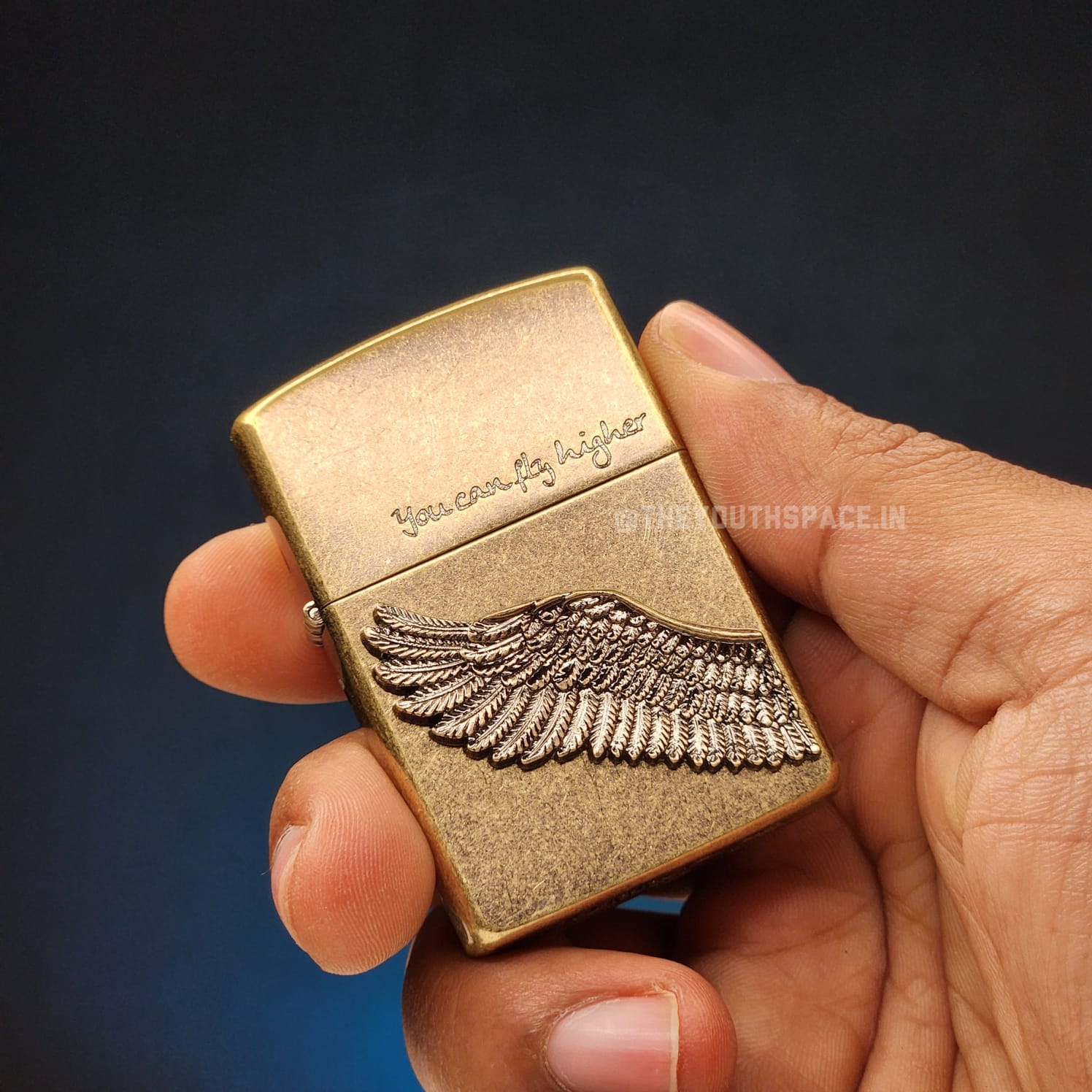 ZORRO ULTIMATE JUSTICE BRASS ANTIQUE WING EMBOSSED LIGHTER 2025