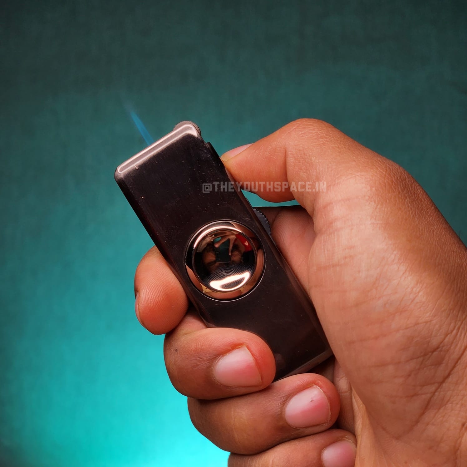 Fidget Spinner Jet Flame Lighter (Metallic)