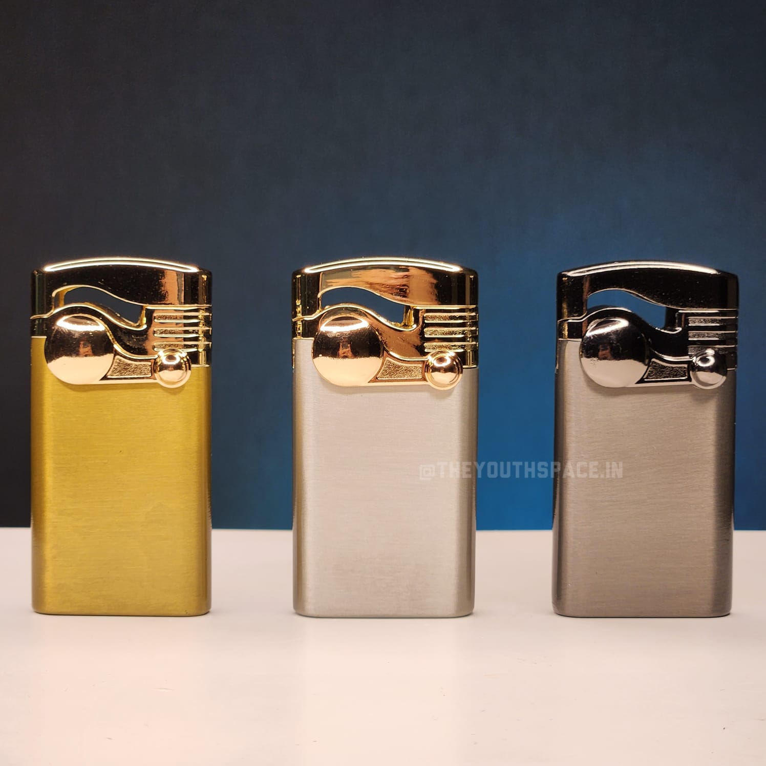 Rocker Arm Jet Flame Lighter (Metallic) Code 2