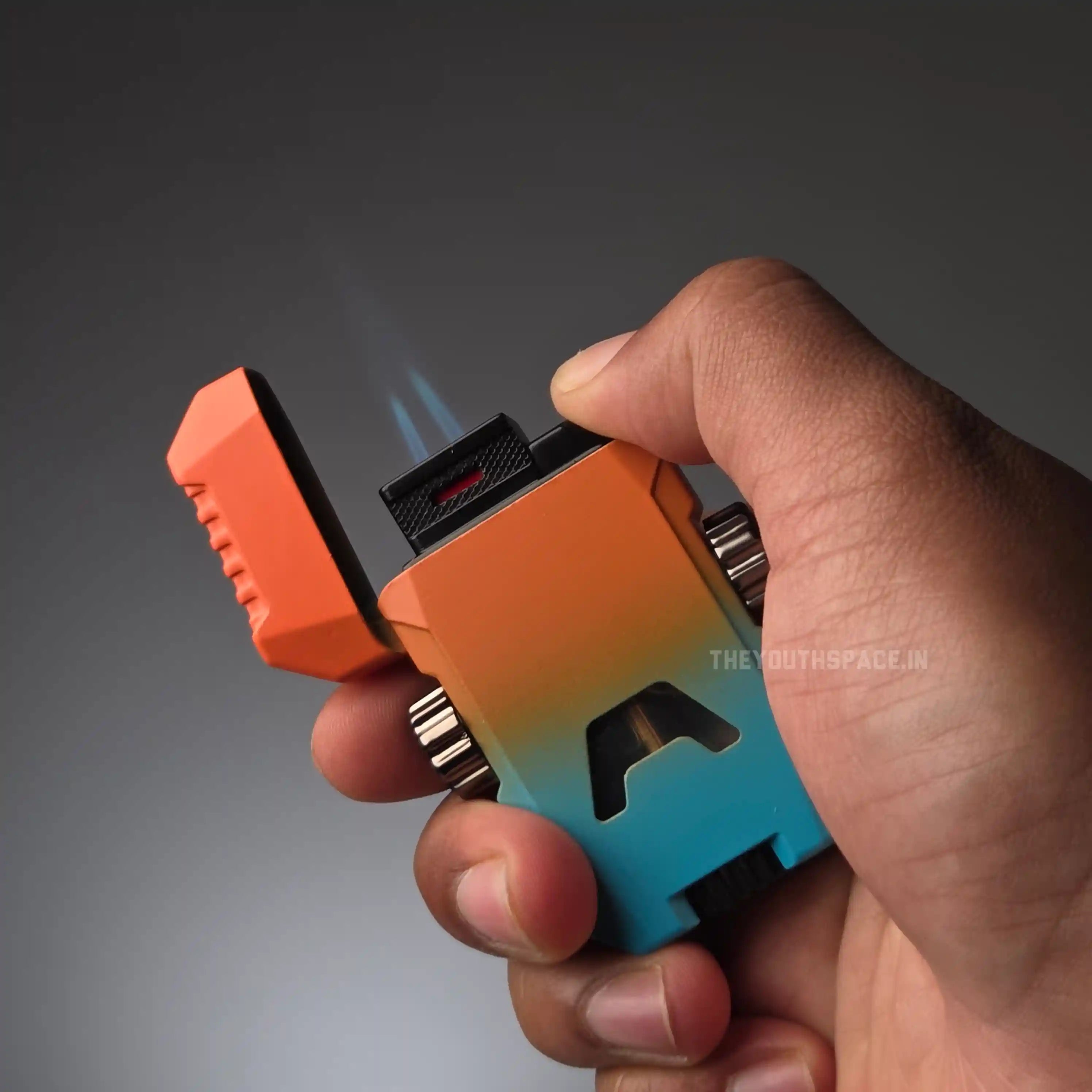 Lancia Dual Jet Gyro Spinner Lighter