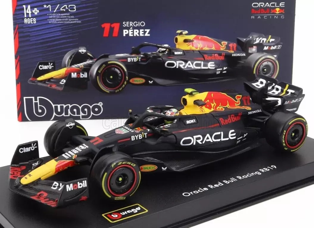 Bburago 1/43 Sergio Perez #11 Oracle Red Bull RB19 F1 2023