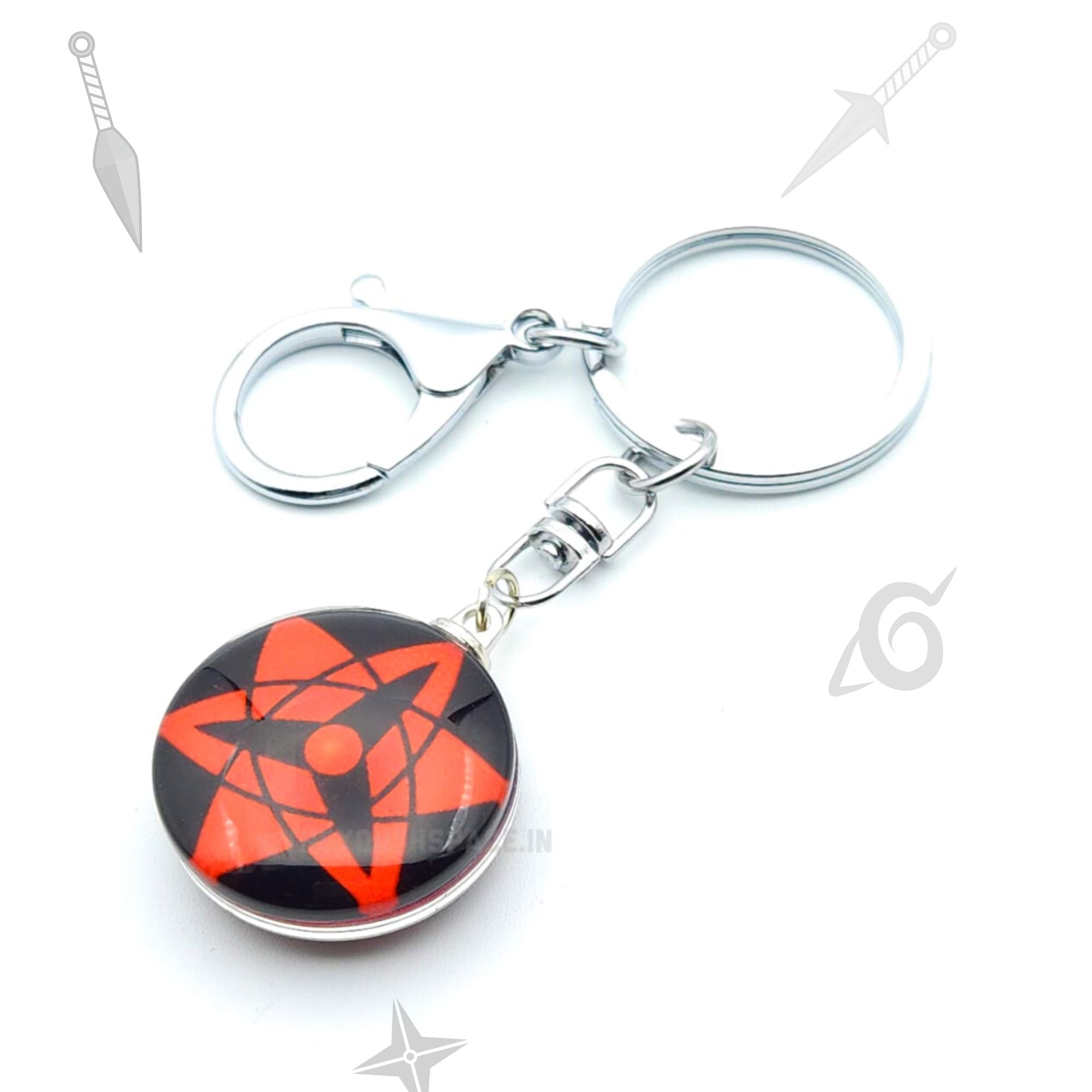 Metal Anime Keychain Size  35 inch