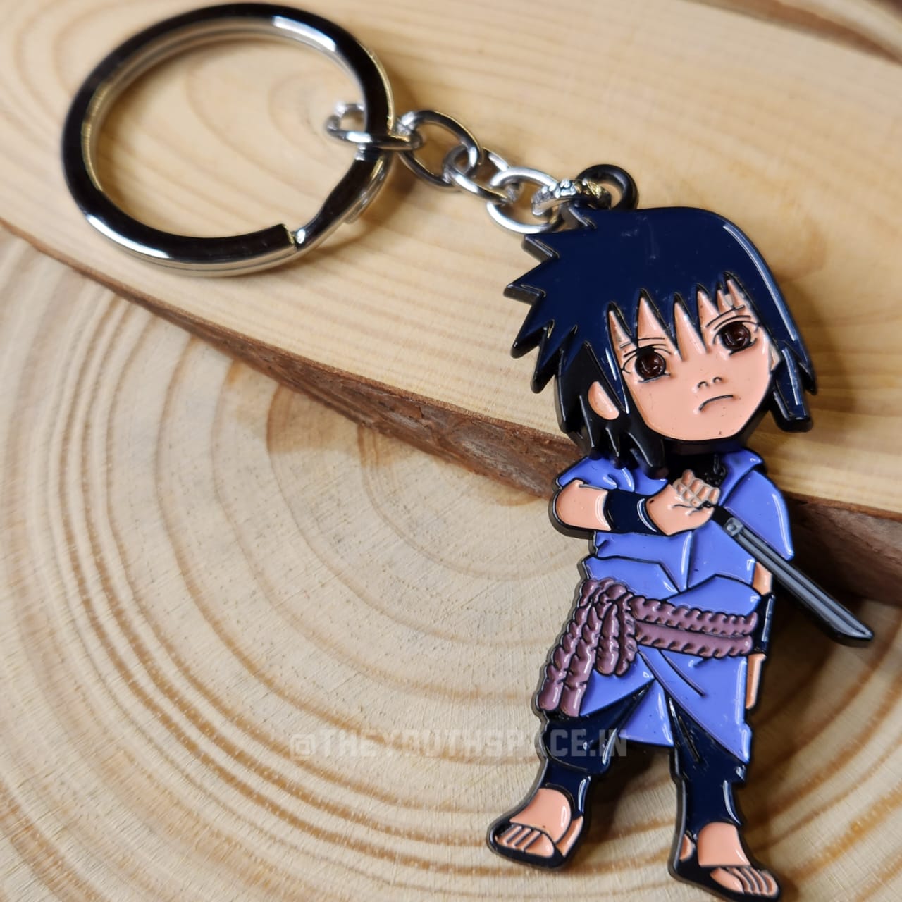 Sasuke bobblehead keychain